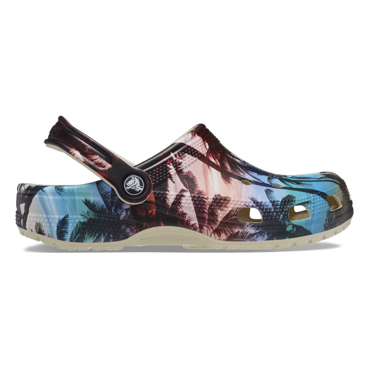 Saboti Crocs Classic Retro Resort Clog Bej - Bone/Multi - imagine 7